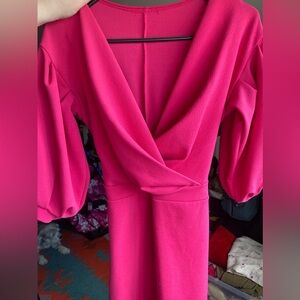 Barbie Pink Midi Dress